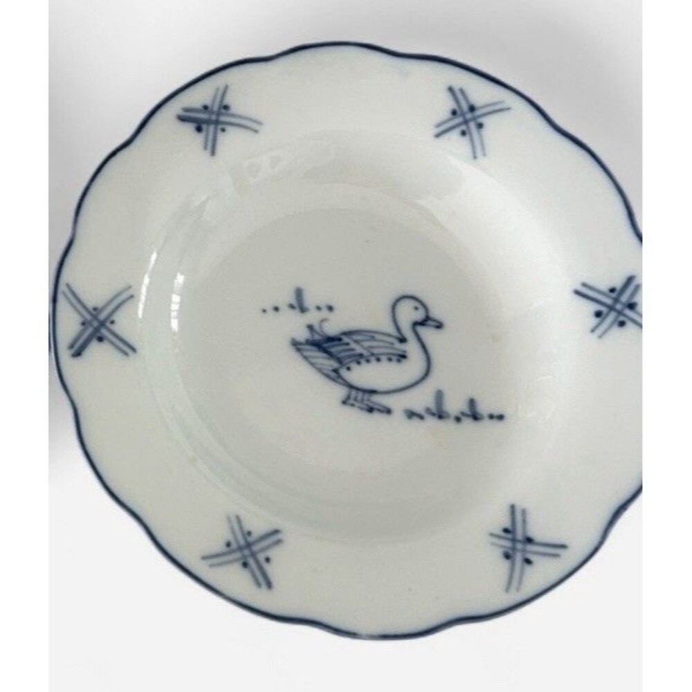 2 BIA Cordon Bleu C. Steele De Chine (COB1) Hand Painted Duck Bowls